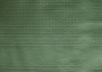Close Up Background of Green Textile Texture