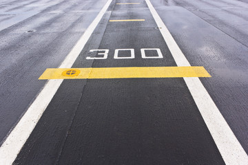 Traffic Signs on Runway