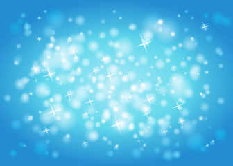 Abstract background with sparkle lights and stars