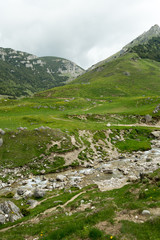 Naklejka premium View from Bucegi mountains, Romania, Bucegi National Park