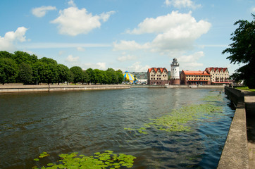 Kaliningrad (former Konigsberg). View on Fishing Village