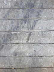 Sloping streets of cement plaster