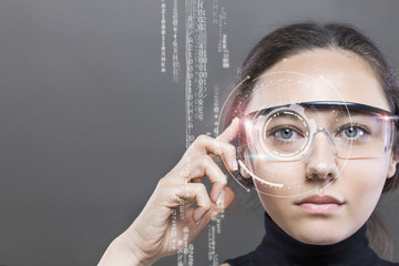 Futuristic smart glasses