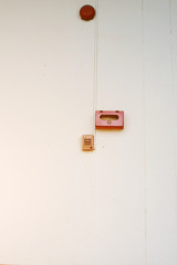 Old fire alarm and a bell