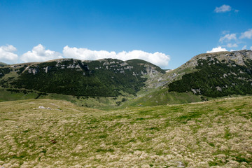 View from Bucegi mountains, Romania, Bucegi National Park