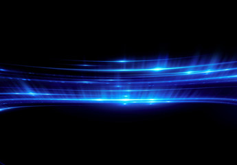 Beautiful light flares. Glowing streaks on dark background. Luminous abstract sparkling lined background. .light effect wallpaper. Sci fi technology. Sequins backdrop. New gala. .