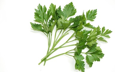 Bund Petersilie isoliert, Freisteller