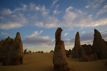 Fototapeta na wymiar Pinnacles Desert - Numbung National Park