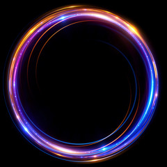 Abstract background. luminous swirling. Elegant glowing circle. .Sparking particle. Space tunnel. Glossy jellyfish. Colorful ellipse. Glint sphere