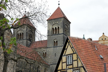 Fototapeta na wymiar Stadtansicht Quedlinburg
