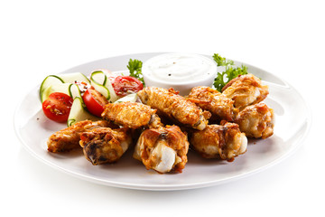 Grilled chicken wings 