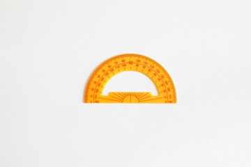 Colorful school tools : protractor