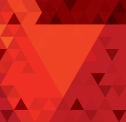 Red geometric pattern, abstract background template.