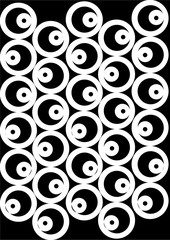 Fototapeta premium Geometric abstract circles background