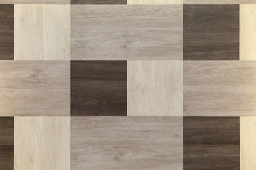square pattern wood background