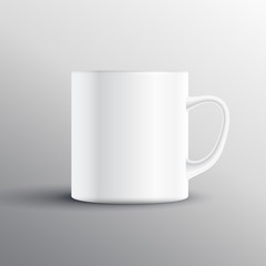 empty cup display mockup design