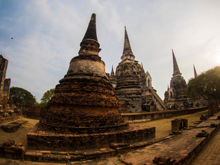 Fototapeta premium Wat Phra Sri Sanphet at Ayutthaya Historical Park Thailand.