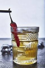 Cocktail with whiskey