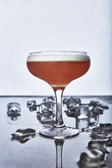 Cocktail with whiskey