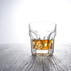 glass with whisky