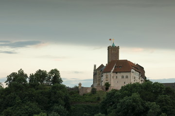 Die Wartburg bei Eisenach in Thüringen