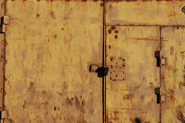 Metal texture with scratches and cracks