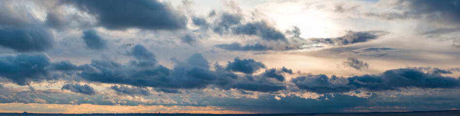 Sonnenuntergang auf dem Meer