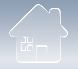 Hand-drawn real estate plan project