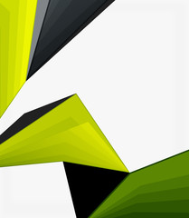 Obraz premium Low poly geometric 3d shape background