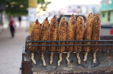 elotes asados