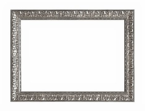 Silver frame for paintings, mirrors or photos