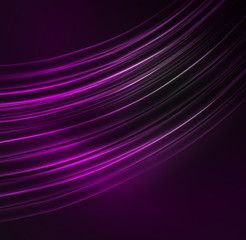 Glowing futuristic lines