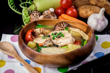 chicken soup with vegetables