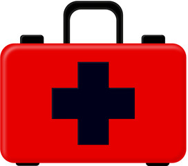 Obraz premium Verbandskasten - immer für Alle Fälle Bereit sein.