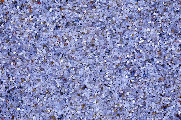 Fläche mit blauen Kieselsteinen