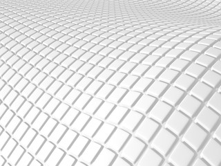 Abstract Futuristic White Cubes Design Background