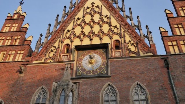 Old Town Hall in the middle of Wrocław's Central Market.