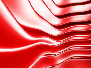 Shiny Red Wave Lines Pattern Background