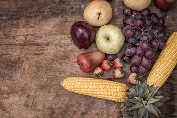 Healthy food background. studio photography