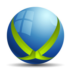 Abstract Sign Illustration