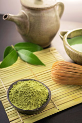 Matcha fine powdered green tea