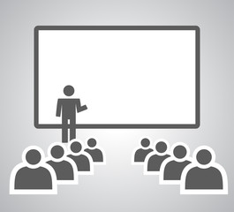 Presentation - Blank on white background