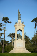 Fototapeta na wymiar Monument in Golden Gate Park, San Francisco, California