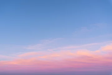 Crédence de cuisine en verre imprimé Ciel Panorama of the sky at sunset.