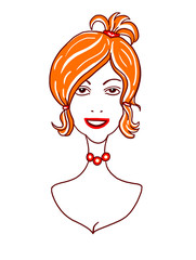 emoj woman face expression smile 