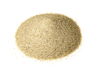 freigestellter Haufen Sand - Makro