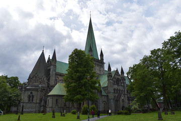 Fototapeta na wymiar Church Norway Europe