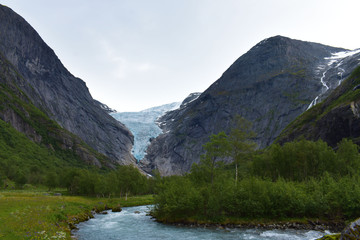 Glacier Briksdalsbreen Norway Europe