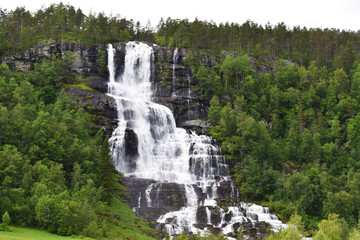 Waterfall Norway Europe