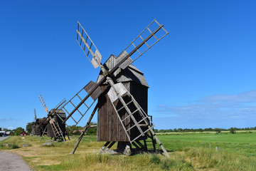 Naklejka premium Windmill Oland Sweden Europe